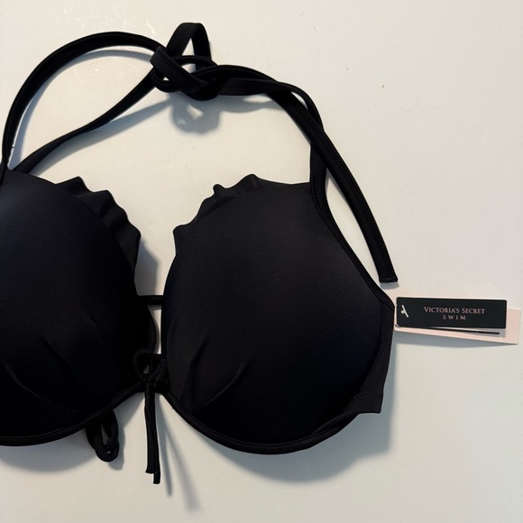Victoria's Secret Elegant Black Swim Top - Picture 3 of 8